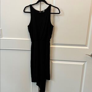 Bobeau Elegant Black Asymmetrical Dress